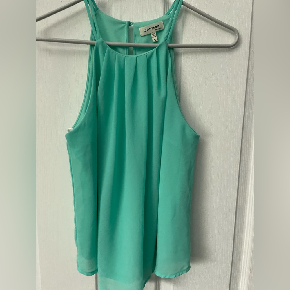 Turquoise blouse